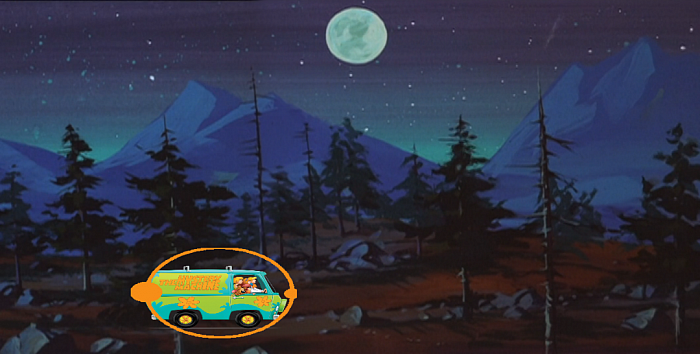 In this Game the Scooby Gang Get Transported to Planet Nibiru w/Protection Device Encompassed Around their Mystery Van!