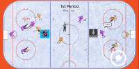 A Frozen Sea of Glass/Hockey Fun Glowing w/Fire Underneath